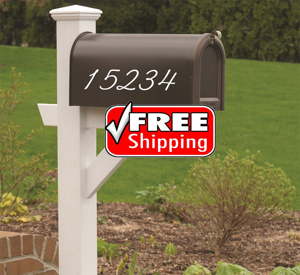 Mailbox Numbers Door Numbers Address Plaque House Numbers Etsy
