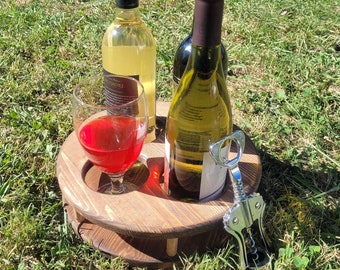 4 bottle Table Wine display,