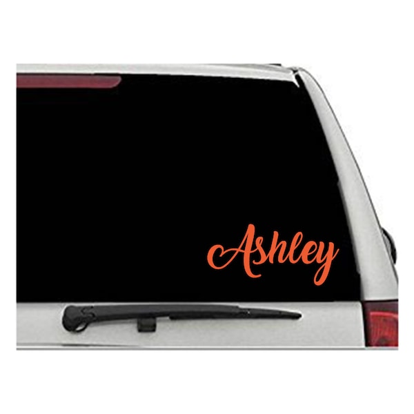 Script Name decals for Automobile, Script Name decals, Name Decals, Car Decal, Auto Decal, Kids Names, Business Name, Any Name, Window,AD158