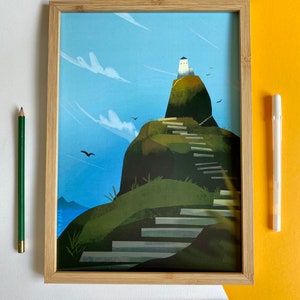 The lighthouse Art print image 2