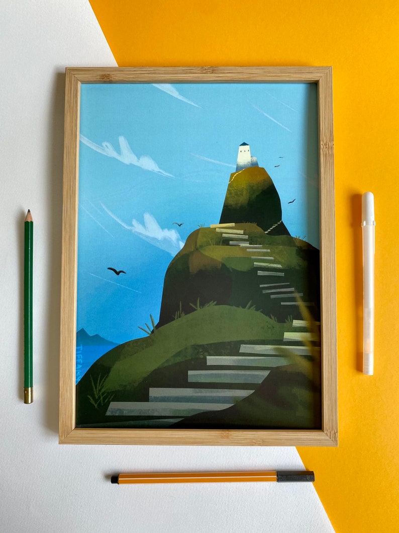 The lighthouse Art print image 2