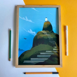 The lighthouse Art print image 1