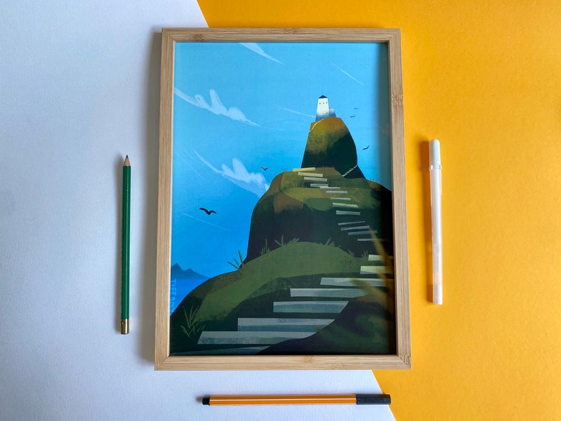 The lighthouse Art print image 1