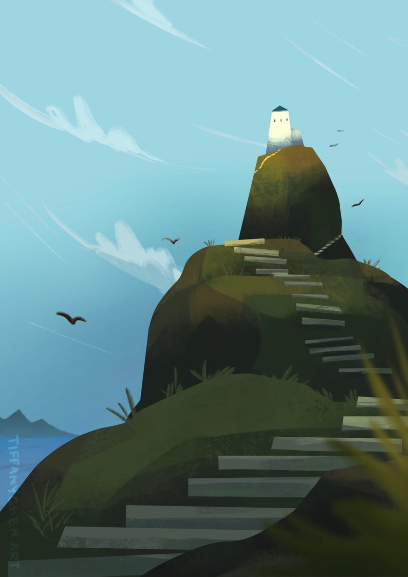 The lighthouse Art print image 3