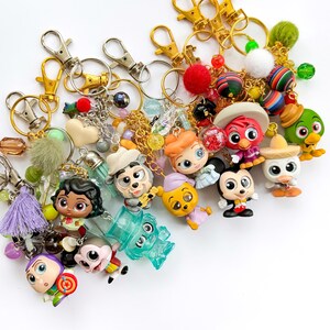Park Attraction Character Bag Charm - Upcycled Doorable Keychains