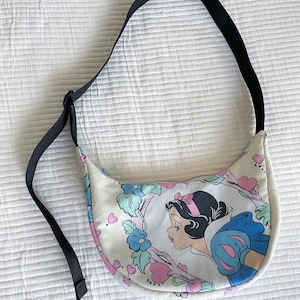 Handmade Purse | Vintage 90’s Snow White Fabric | One-of-a-Kind Retro Bag V2