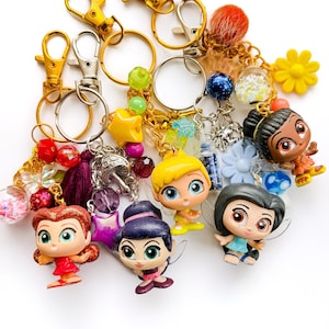 Pixie Hollow Fairies Bag Charm Keychain