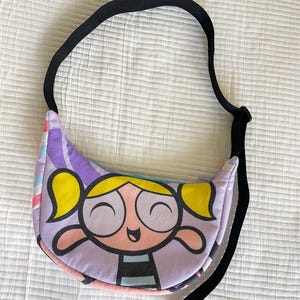 Handmade Purse | Vintage Y2K Powerpuff Girls Fabric | One-of-a-Kind Retro Bag V1