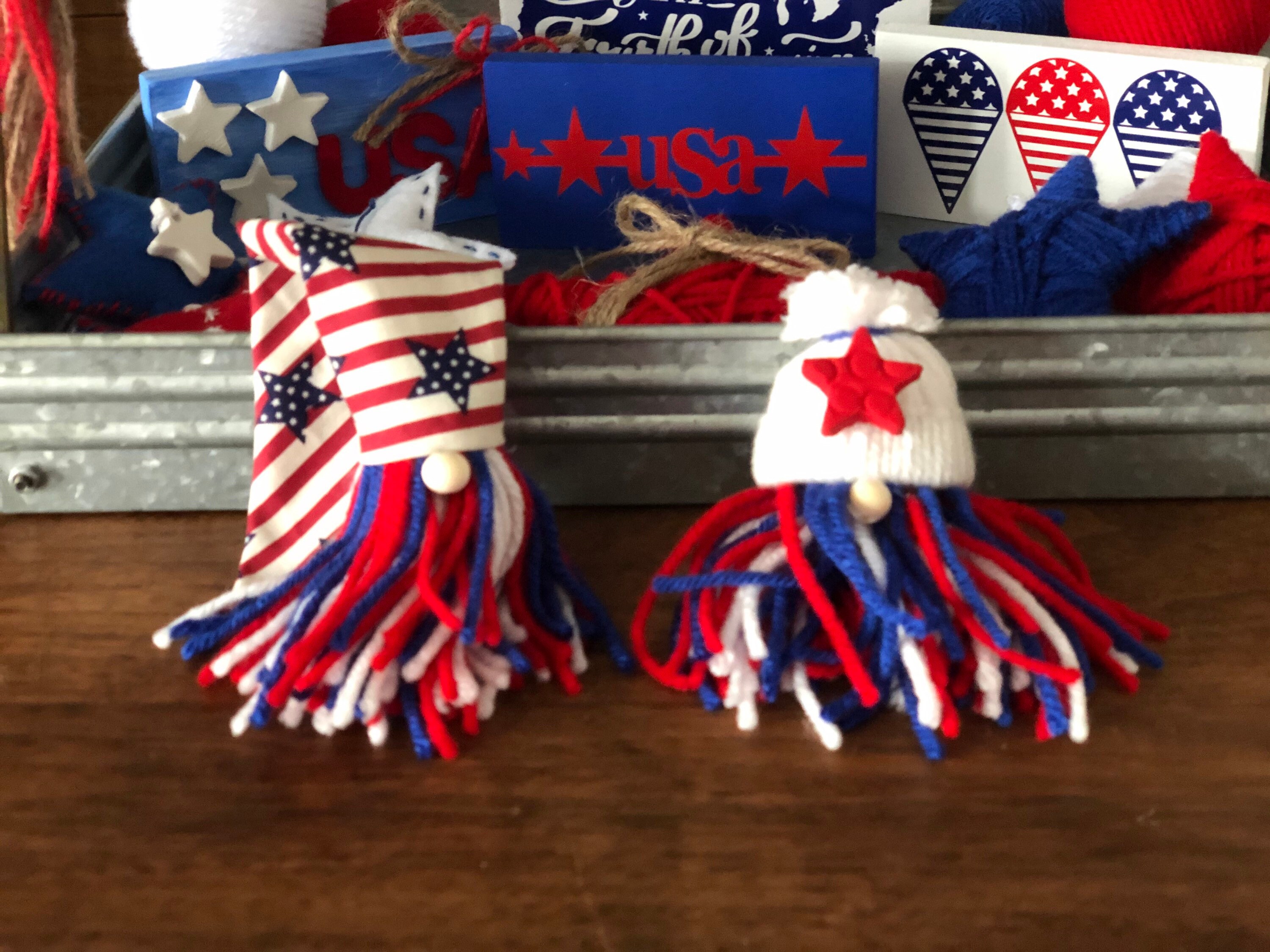 3 Tier Tray Decor 4th of July Decor Patriotic Decor  Etsy