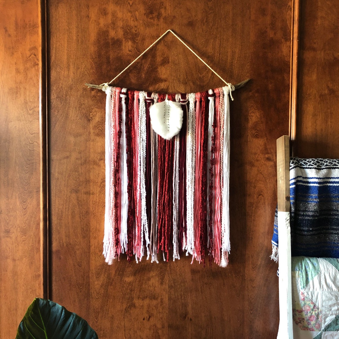 Yarn Wall Hanging Tapestry Bohemian Yarn Tapestry Macramé Etsy