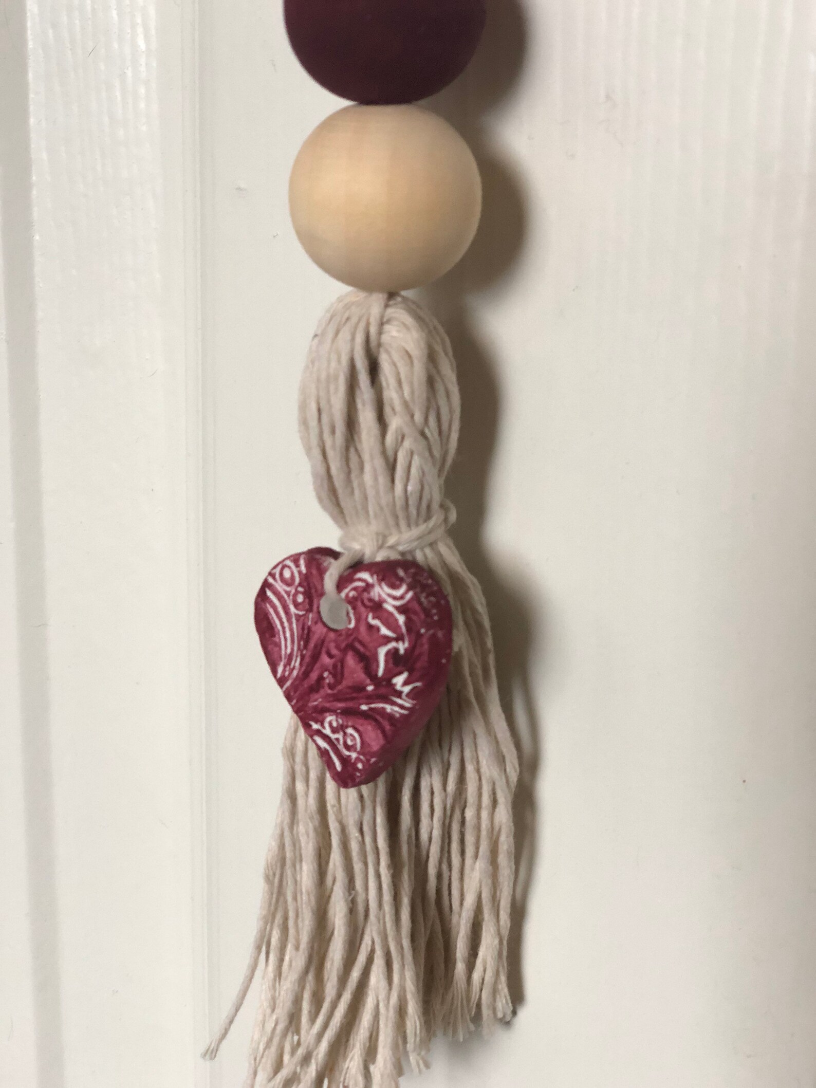 Farmhouse Door Knob Hanger Boho Farmhouse Door Know Hanger Etsy