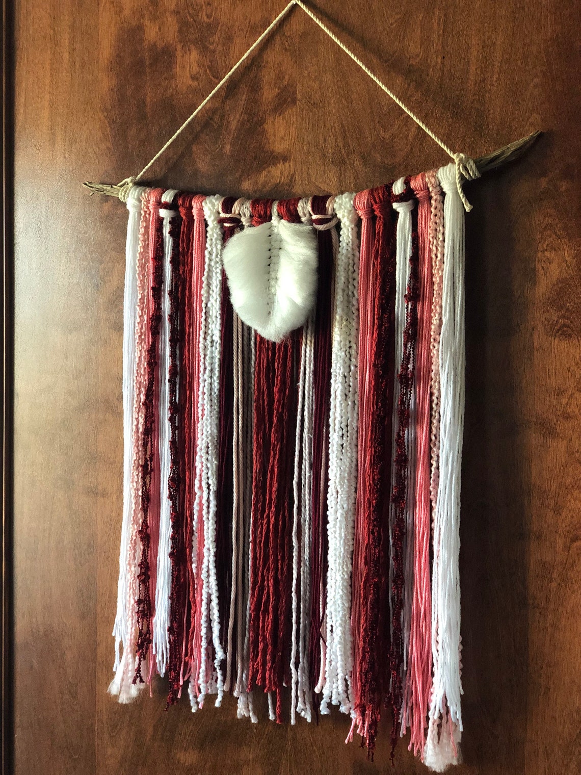 Yarn Wall Hanging Tapestry Bohemian Yarn Tapestry Macramé Etsy