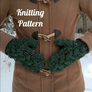 Cable Knit Mittens PATTERN