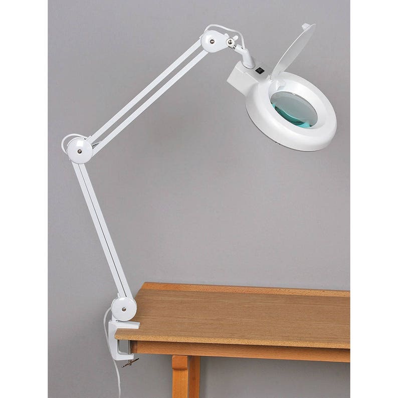 Big Clear Magnifying Glass Lamp Light Craft Tools Loupe Lens Big Clear Magnifying Glass Lamp Light Craft Tools Loupe Lens Image 0