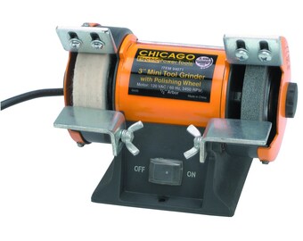 1 Bench Grinder Brand New Power Tool With Buffing Disc Wheel grinding and buffing polishing cleaner cleaning tools