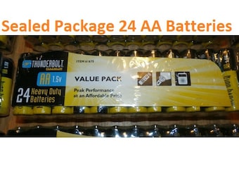 AA Batteries Sealed Package for power tools flashlights clocks can openers remotes electronics cameras & other battery operated items