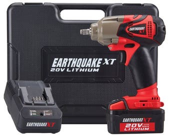 Brand New 3/8" Cordless Impact Wrench Tool Kit 20-V Max Lithium automotive home improvements repairs indoor outdoor tool Set in case