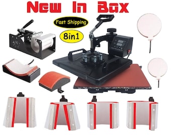 Heat Press Machine for T Shirts, Mugs, Plates coasters, mouse pads, jigsaw puzzles, lettering, other fabrics & materials.