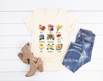 Flower Chart Tee