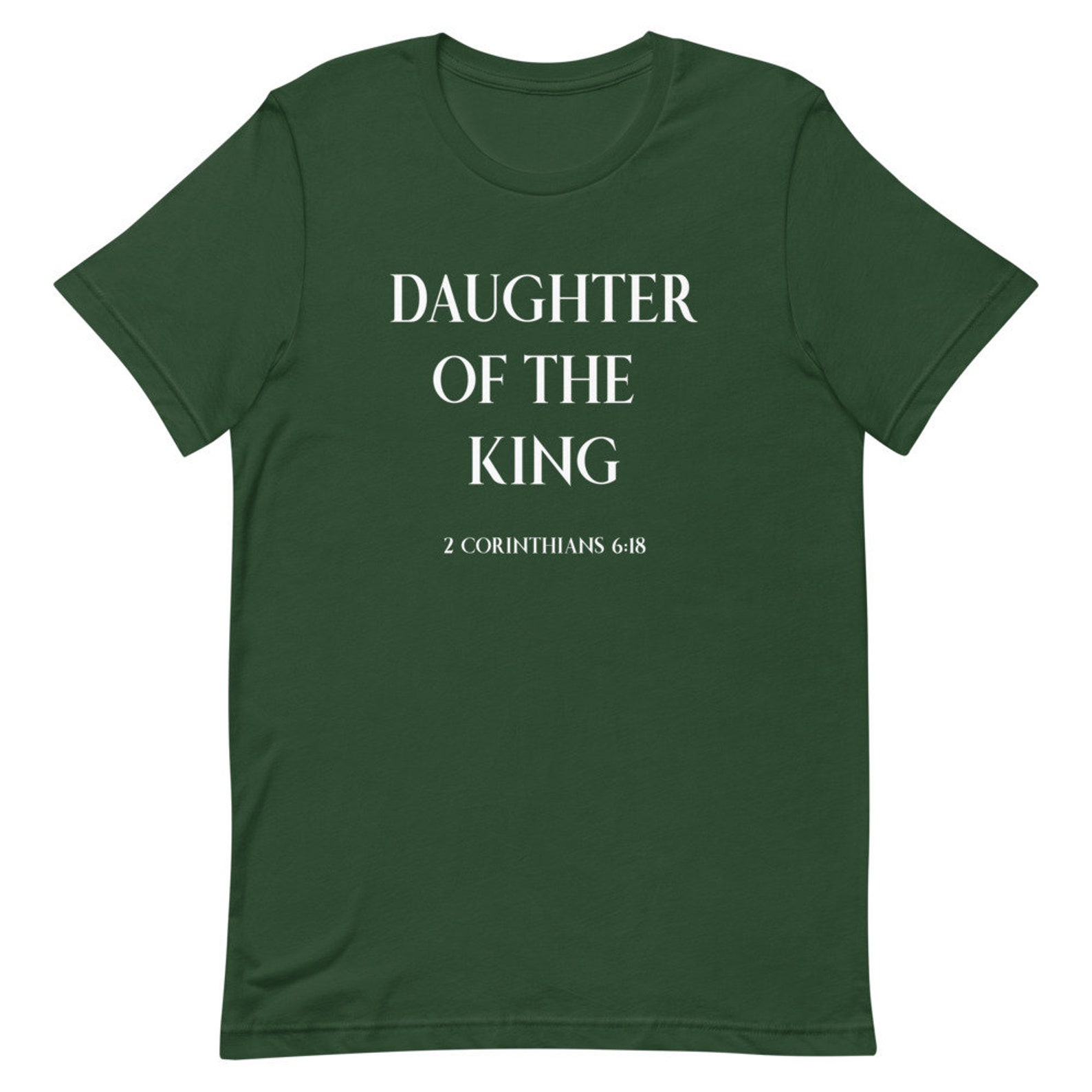 Christian Shirt Daughter Of The King Shirt Bible Verse | Etsy