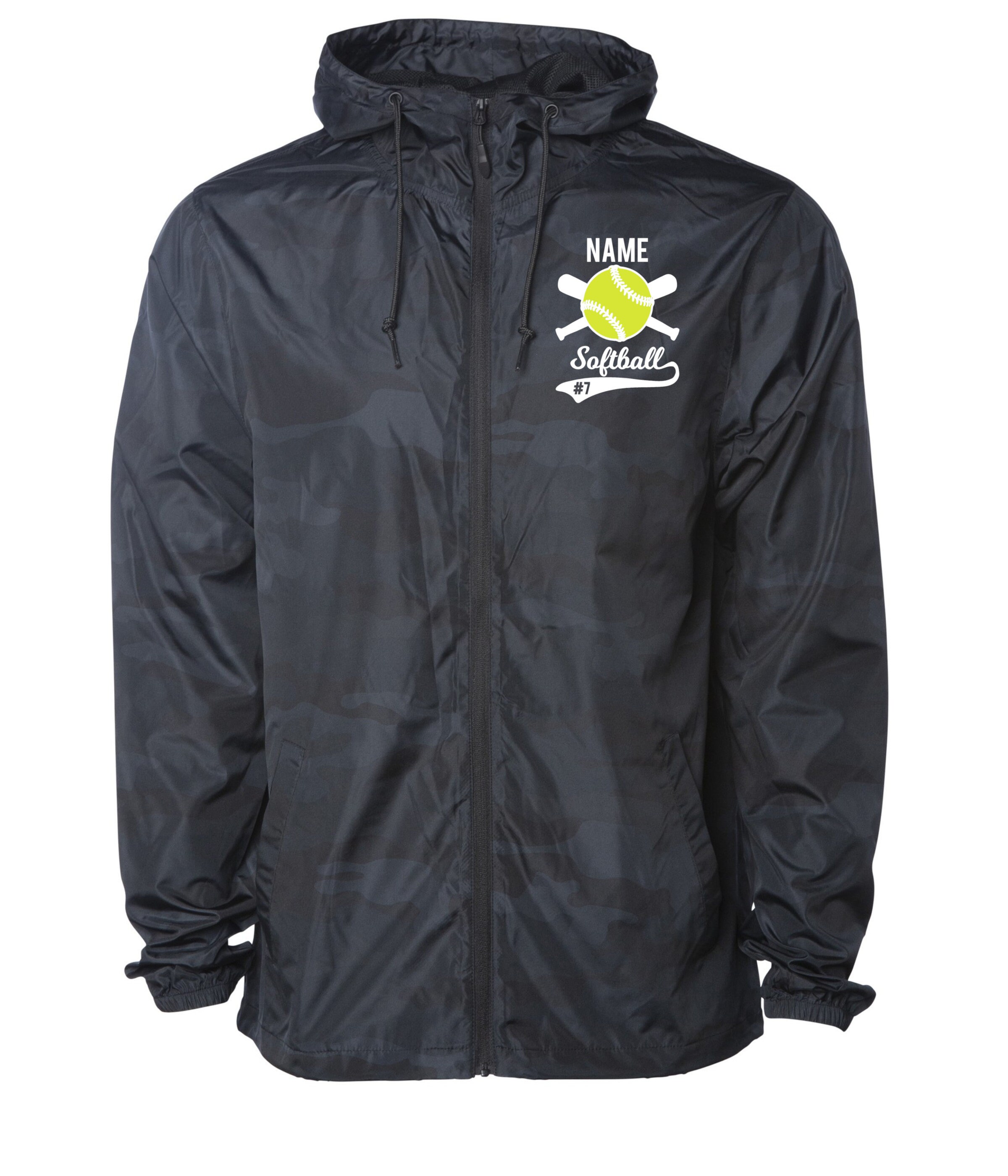 Softball Windbraker Jacket Softball Mom Jacket Mom Hoodie Etsy