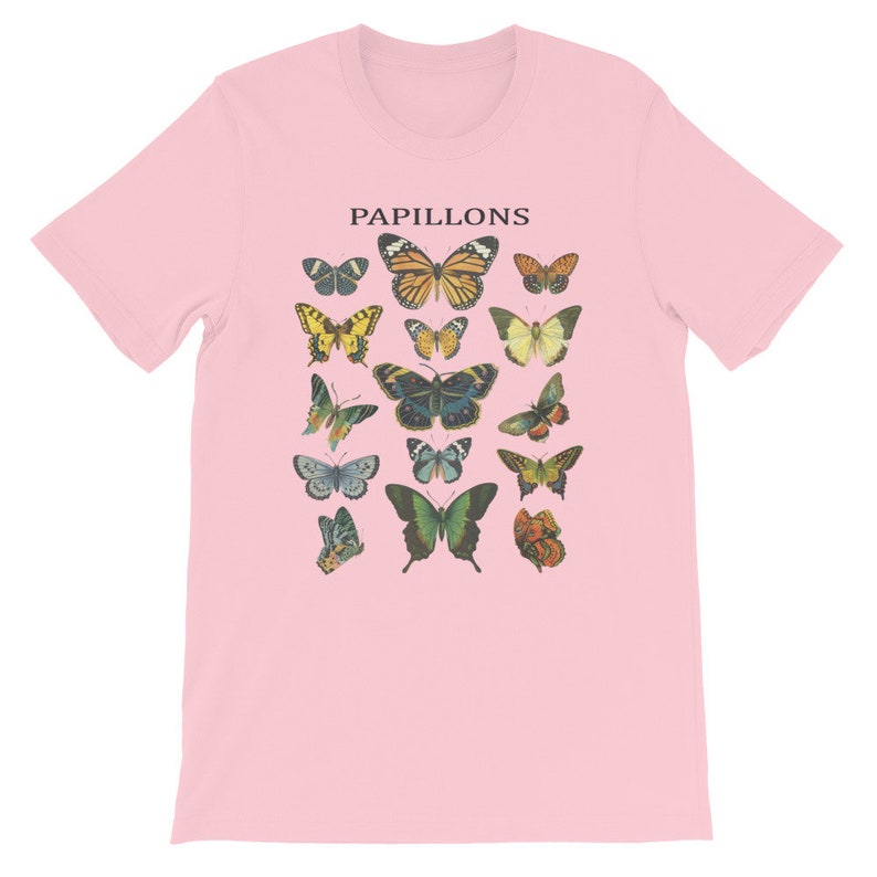 Butterfly Shirt Papillons Shirt Butterfly Graphic T Shirt | Etsy