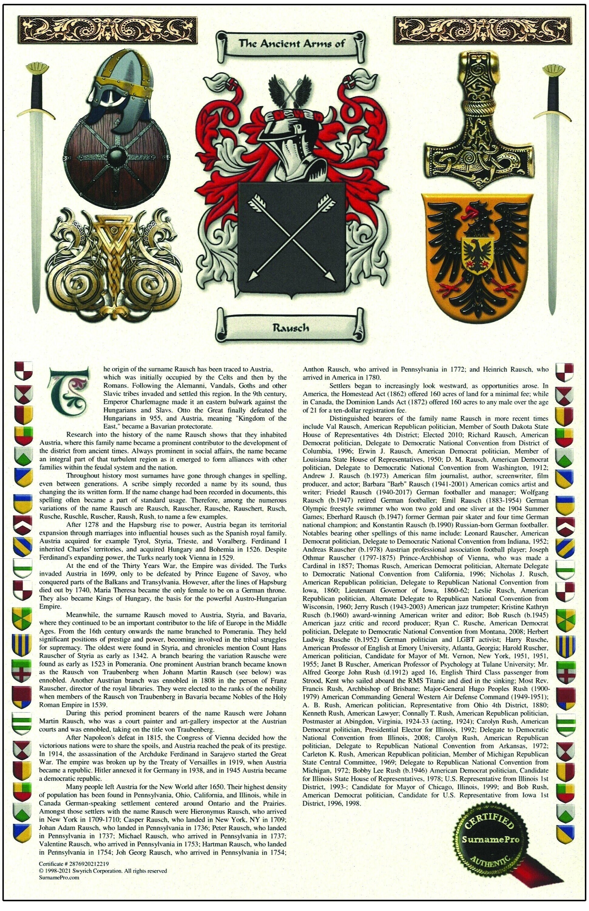 Das Wappen German Viking speciality coat of arms family crest Etsy España