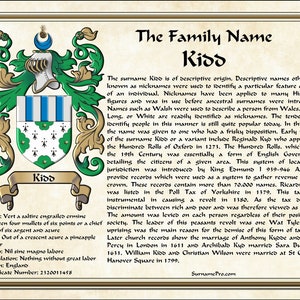8-1/2X11 Surname History,Family Name History,Coat of Arms,Coat of Arms Surname History,Heraldry,Personalized Name Gift,Fathers DayGift imagem 4