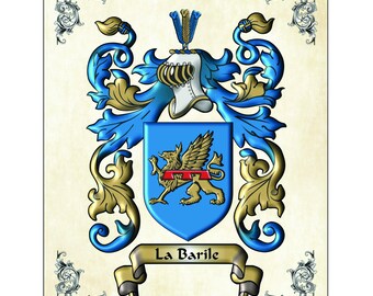 Last Names Surname Coats of Arms Family Name Crest  Premium Family Crest Origin -  Name Gift Boyfriend, Husband ,Father, Gift