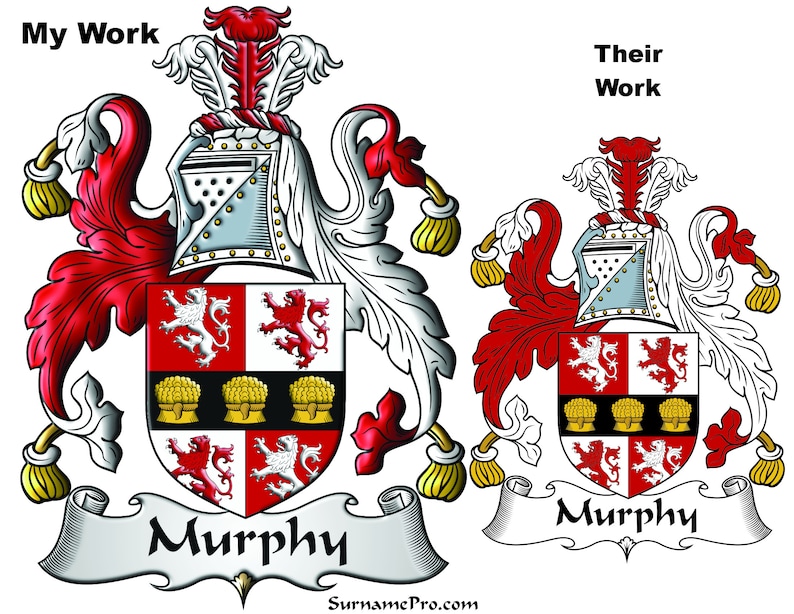 Personalized Family Crest Coat of Arms: Custom Digital Download (8.5x11 ...