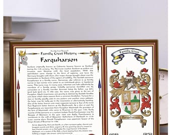 Surname Origin & Family Crest History (Digital Download)