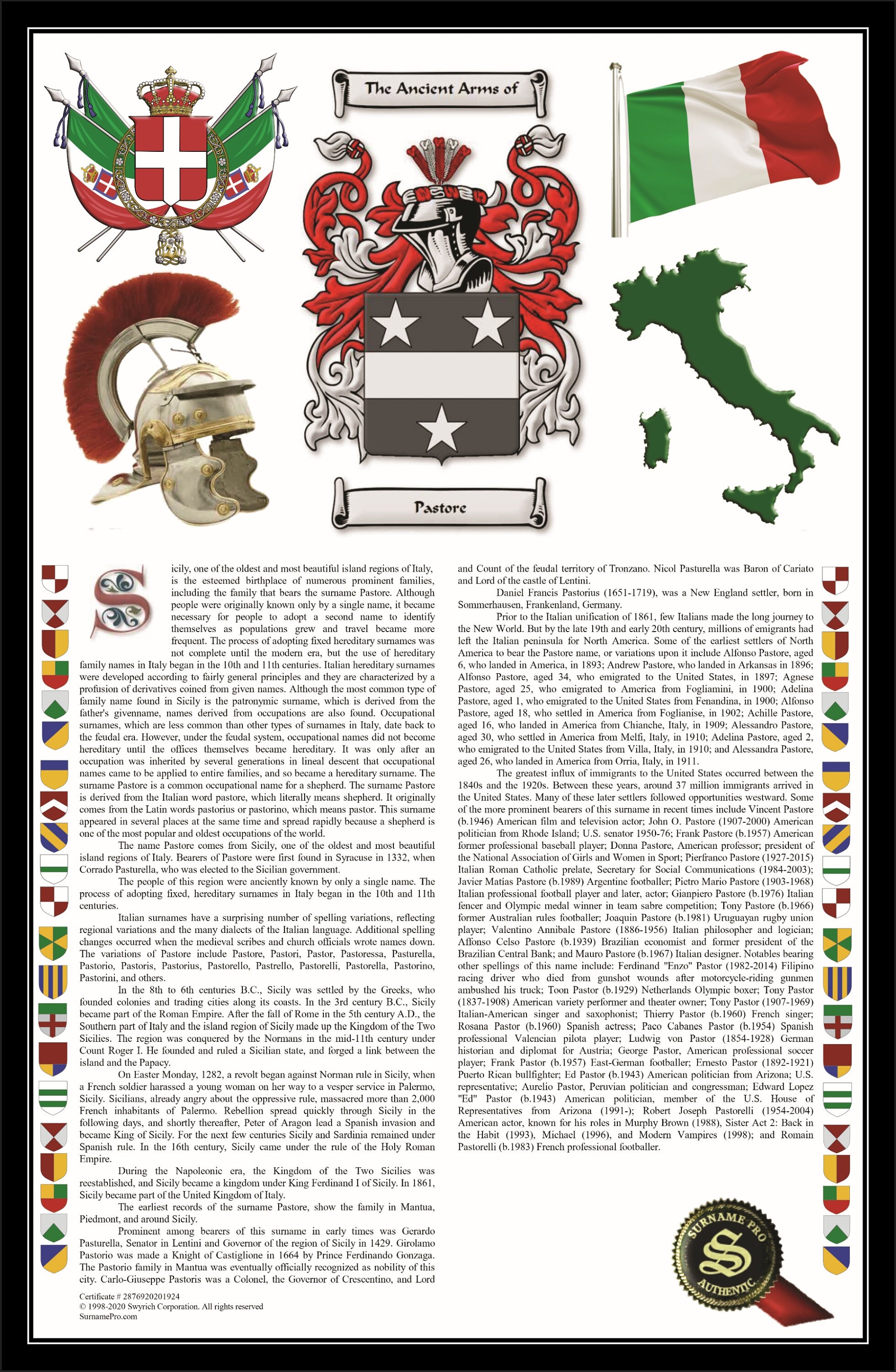 Catalani Name Meaning, Family History, Family Crest & Coats of Arms