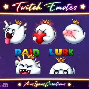 Emotki King Boo / Strach, Miłość, Nieśmiałość, Najazd, Czajenie się