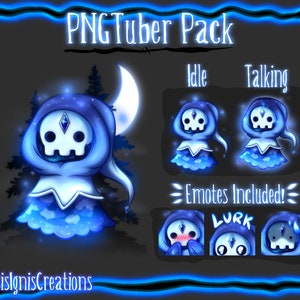 WinterGeist PNGTuber / Vorgefertigte Pngtuber / Veadotube / Stimme reaktiv