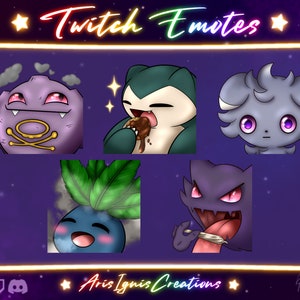 Zooted Pokémon Emotes / Stoned, Munchies, Crisis, Giggle, Lick