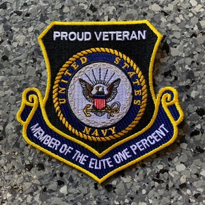 Master Chief Petty Officer 1% Club Patch (MCPO Patch)