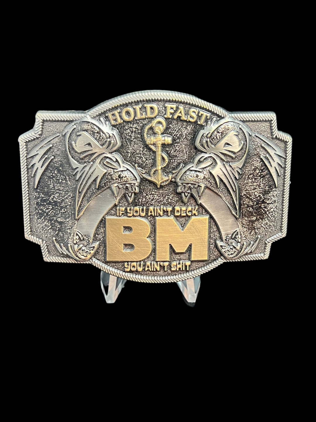 Boatswain Mate Belt Buckle Etsy