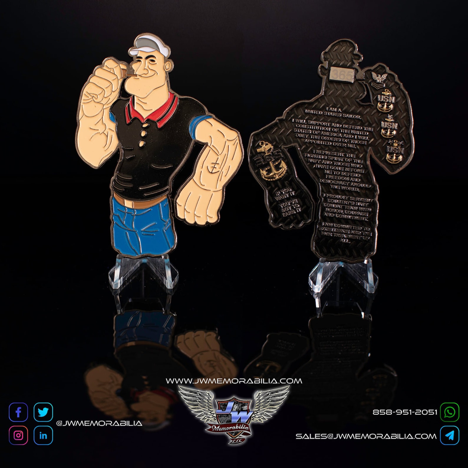 CPO Creed Sailor Challenge Coin Etsy