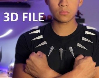 3D FILE - Black Panther Necklace Tooth