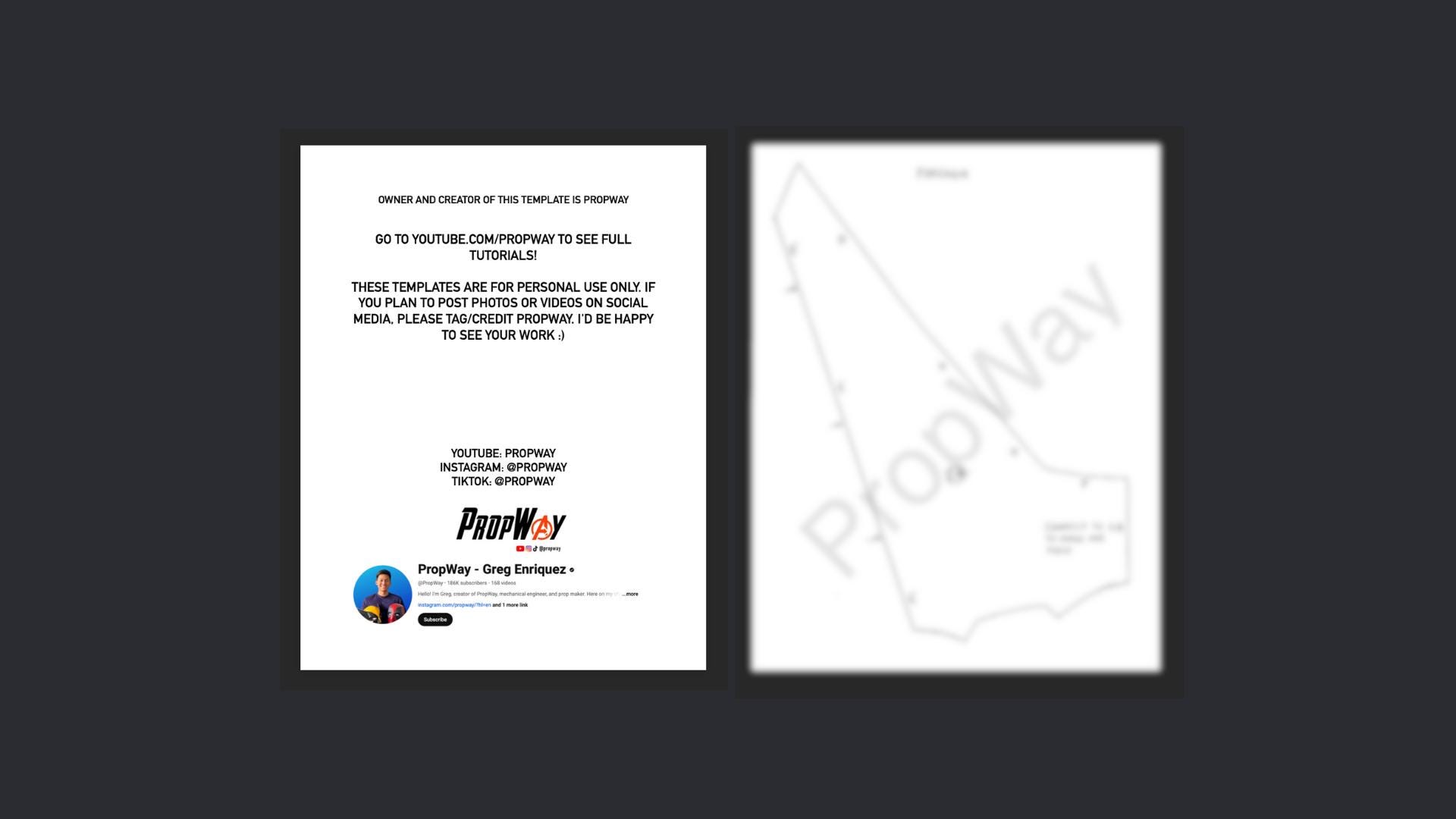 TEMPLATE Winter Soldier Arm From Marvel Rivals Etsy