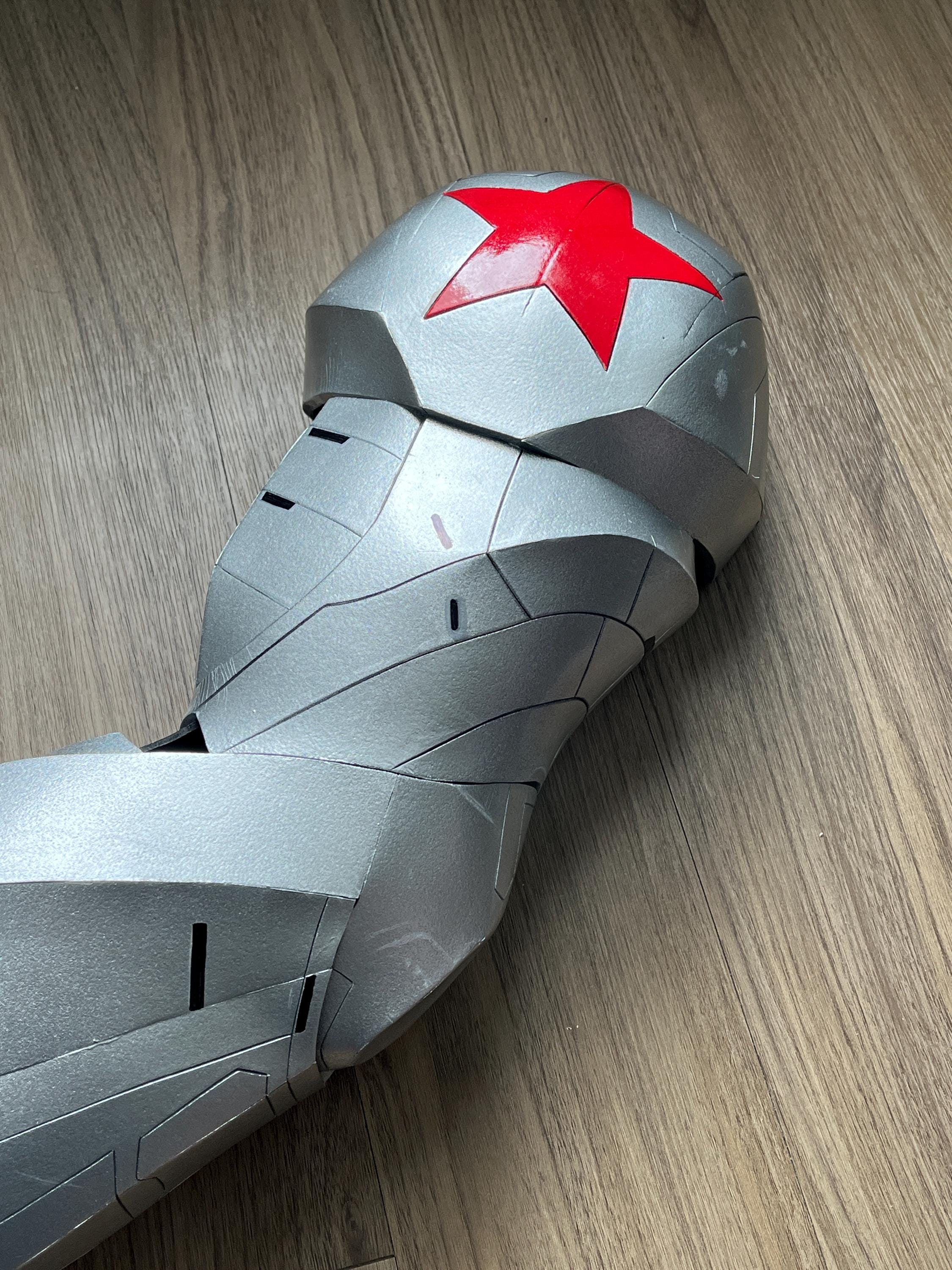 Bucky Barnes Infinity War Arm - Superhero Cosplay Winter Soldier Armor, Unisex Adult S/L