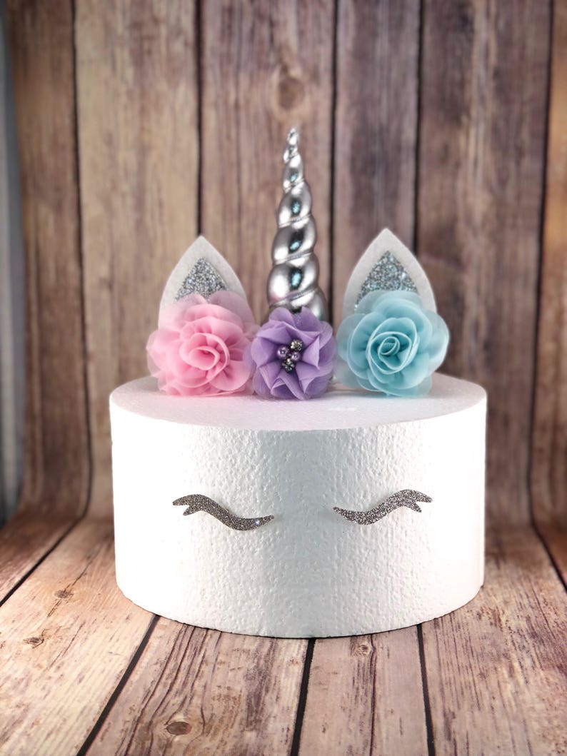 Unicorn Eyelashes Unicorn Cake Topper Decoration Unicorn ...