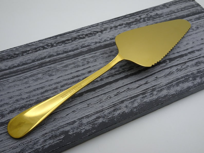 Personalized Engraved Cake Cutter Custom Wedding Cake Server Etsy