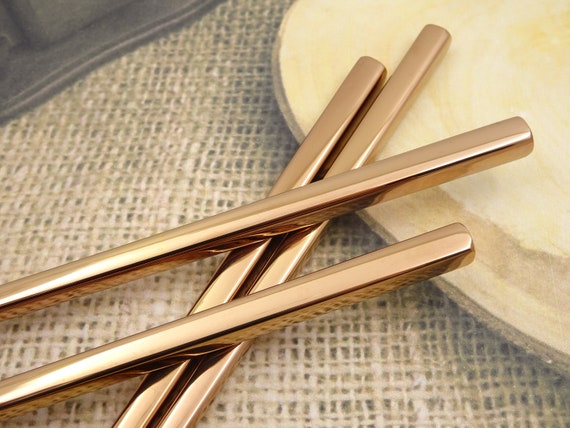 engraved metal chopsticks