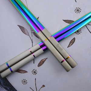 Personalized 2024 metal chopsticks