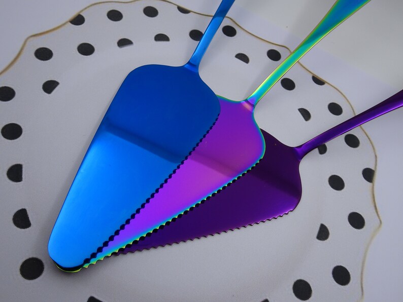 Personalized Engraved Cake Cutter Custom Wedding Cake Server Etsy