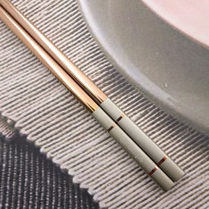 Personalized Stainless Steel Chopsticks - Custom Chopsticks Laser Engraved with your Message, Special Unique Keepsake, Best for Asian Food