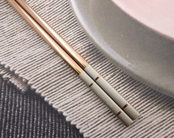 Personalized Stainless Steel Chopsticks - Custom Chopsticks Laser Engraved with your Message, Special Unique Keepsake, Best for Asian Food