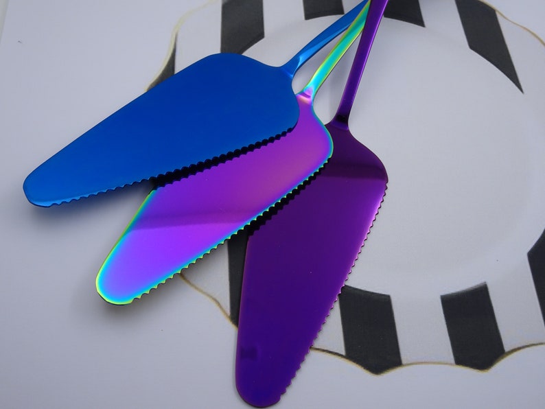 Personalized Engraved Cake Cutter Custom Wedding Cake Server Etsy