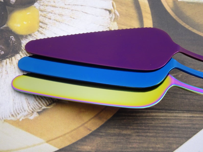 Personalized Engraved Cake Cutter Custom Wedding Cake Server Etsy